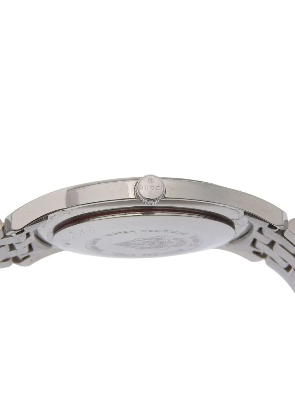 Gucci Class Stainless Steel Quartz Analog Display Silver Dial Watch